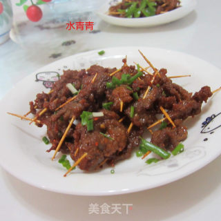 迷你羊肉串的做法步骤：11