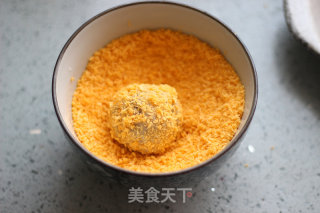 弹力十足之黄金芝心虾球的做法步骤：6
