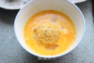 弹力十足之黄金芝心虾球的做法步骤：7