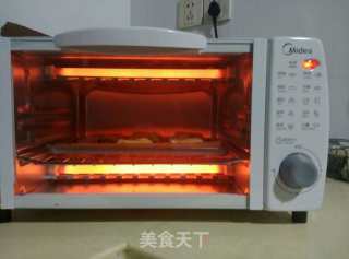 10L小烤箱の朗姆双莓司康的做法步骤：10