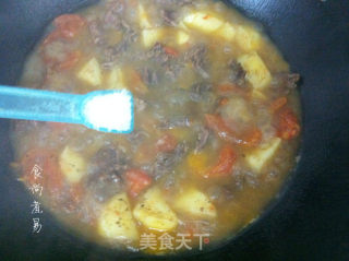 番茄土豆炖牛腩的做法步骤：12