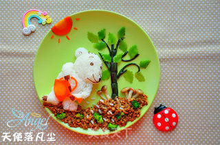 安安植树餐盘的做法步骤：18