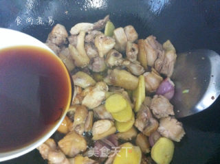 黑糯米酒煲鸡汤的做法步骤：6