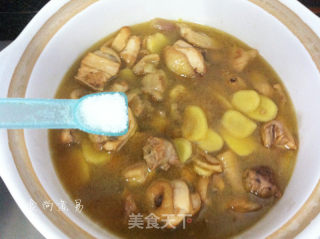 黑糯米酒煲鸡汤的做法步骤：9