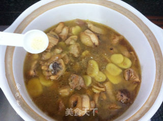 黑糯米酒煲鸡汤的做法步骤：10