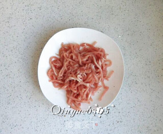肉丝蒜黄的做法步骤：3