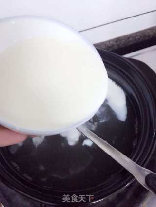 白凉粉牛奶木瓜冻的做法步骤：8