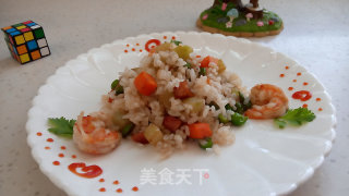 什锦虾仁炒饭——宝宝爱吃的做法步骤：10