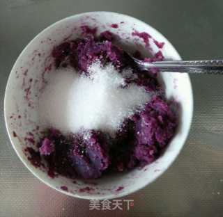 紫薯球的做法步骤：3
