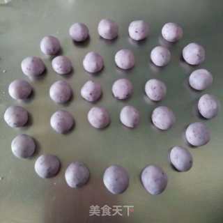 紫薯球的做法步骤：7