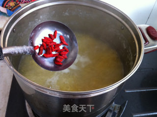 枸杞山药小米粥的做法步骤：5