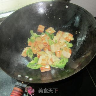 豆豉青椒香干片的做法步骤：7