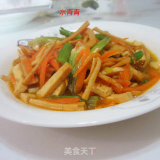 鱿鱼豆腐萝卜丝的做法步骤：8