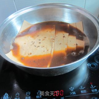 干烧酱豆腐丝的做法步骤：4