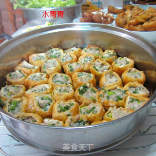 酢豆腐塞肉的做法步骤：10