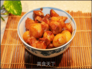 土豆蛋烧肉的做法步骤：6