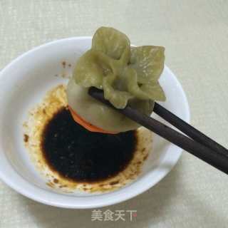 翡翠白菜蒸饺的做法步骤：7