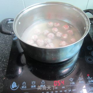 肉丸丝瓜汤的做法步骤：5