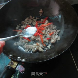 葱香肉丝的做法步骤：6
