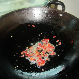 干辣椒肉末莴笋片的做法步骤：3