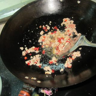 干辣椒肉末莴笋片的做法步骤：5
