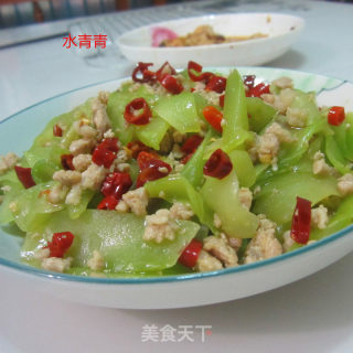 干辣椒肉末莴笋片的做法步骤：11