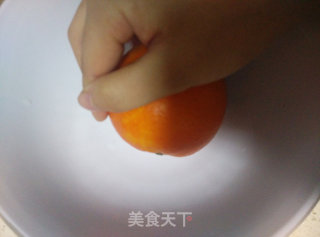 香橙蒸蛋的做法步骤：2