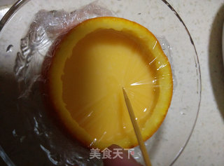 香橙蒸蛋的做法步骤：9