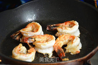 葡萄酒大虾天使意面的做法步骤：7