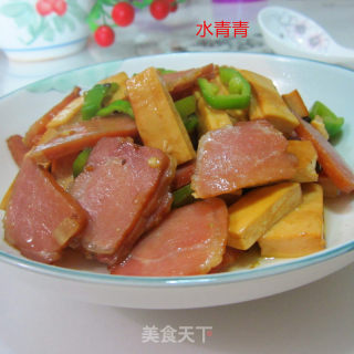 腊精条炒香干的做法步骤：12