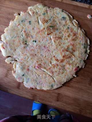 洋葱火腿鸡蛋饼的做法步骤：9