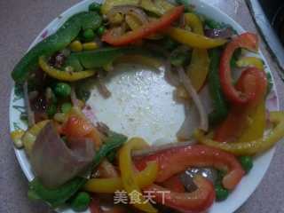 彩椒爆炒牛肉的做法步骤：11
