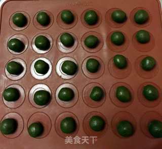 抹茶杏仁饼干的做法步骤：8