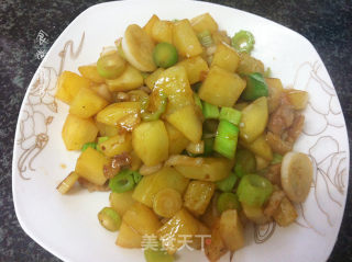 土豆焖饭的做法步骤：7