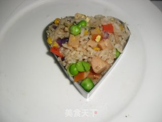 千岛酱炒饭的做法步骤：8