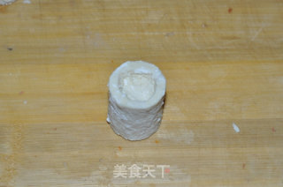 鲜虾黄金盏的做法步骤：6