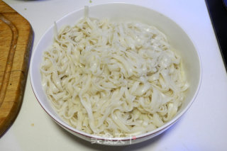 青椒肉丝炒面的做法步骤：4