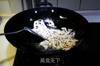 青椒肉丝炒面的做法步骤：6
