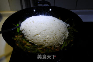 青椒肉丝炒面的做法步骤：9