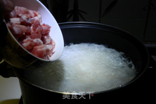 平菇猪肉二米粥的做法步骤：7