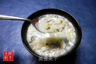 平菇猪肉二米粥的做法步骤：11