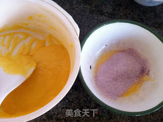 紫薯波点蛋糕的做法步骤：4