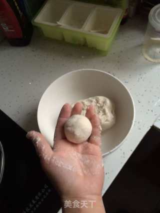 豆渣糯米粉煎饼的做法步骤：5