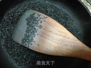 自制纯黑芝麻酱——绝对零添加的营养黑酱的做法步骤：6