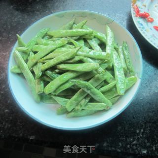 干煸四季豆的做法步骤：5