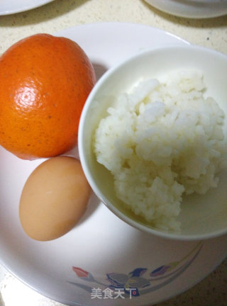 橙香米饭饼的做法步骤：1