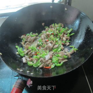 蒜米豆角炒肉的做法步骤：9