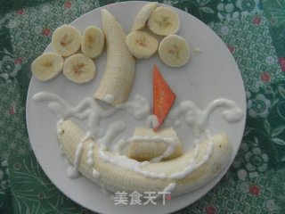 香蕉船的做法步骤：5