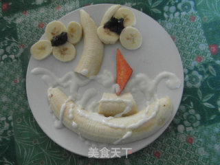 香蕉船的做法步骤：6