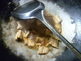 五花肉炒甜豆的做法步骤：5